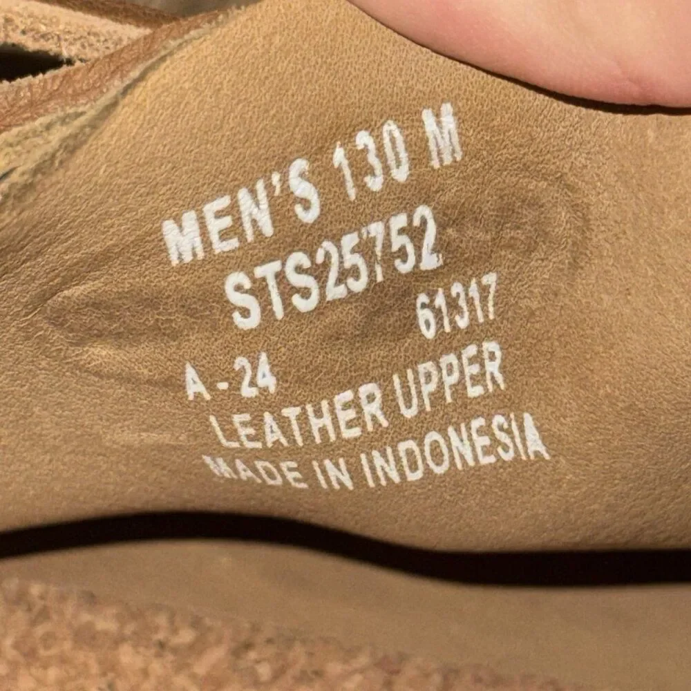 Sperry X Todd Snyder Top Sider Tan Suede Slip On Boat Shoes Men's Size 13